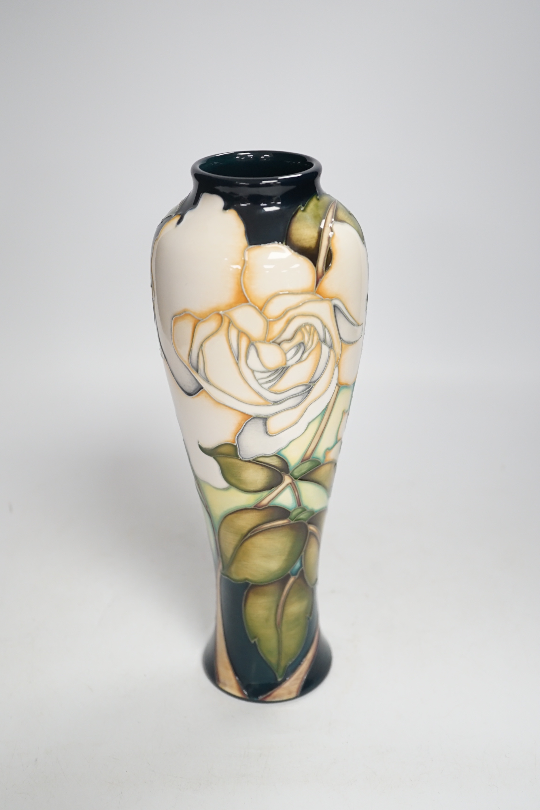 A Moorcroft collectors club limited edition rose pattern vase, 2/3. 26.5cm